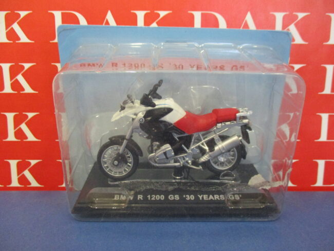 Die cast 1/24 Modellino Moto BMW R 1200 GS 30 Years GS