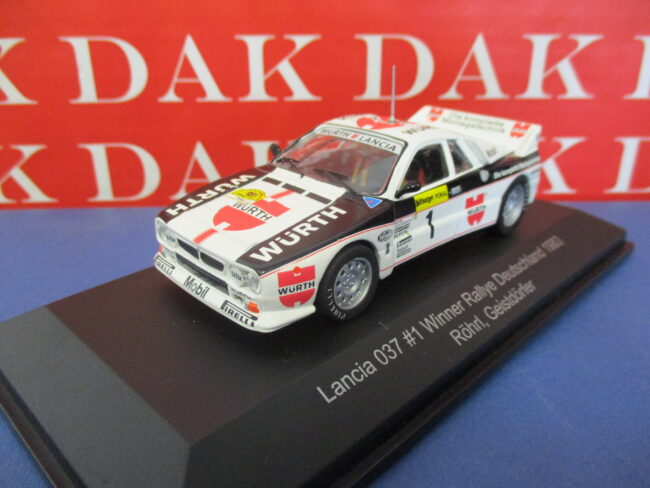 Die cast 1/43 Modellino Auto Lancia 037 Rally Deutschland 1983 W. Rohrl by CMR - immagine 2