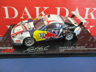 Die cast 1/43 Modellino Auto Porsche 911 GT3 2015 SPA-Francorchamps S. Loeb