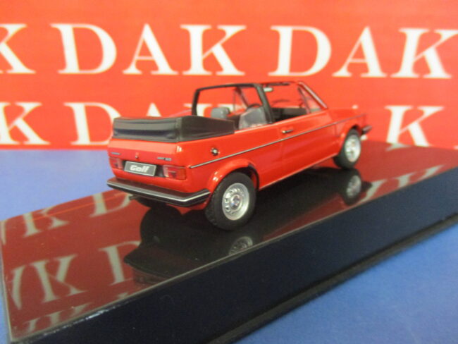 Die cast 1/43 Modellino Auto Volkswagen Golf MKI Cabriolet 1981 by Ixo - immagine 3