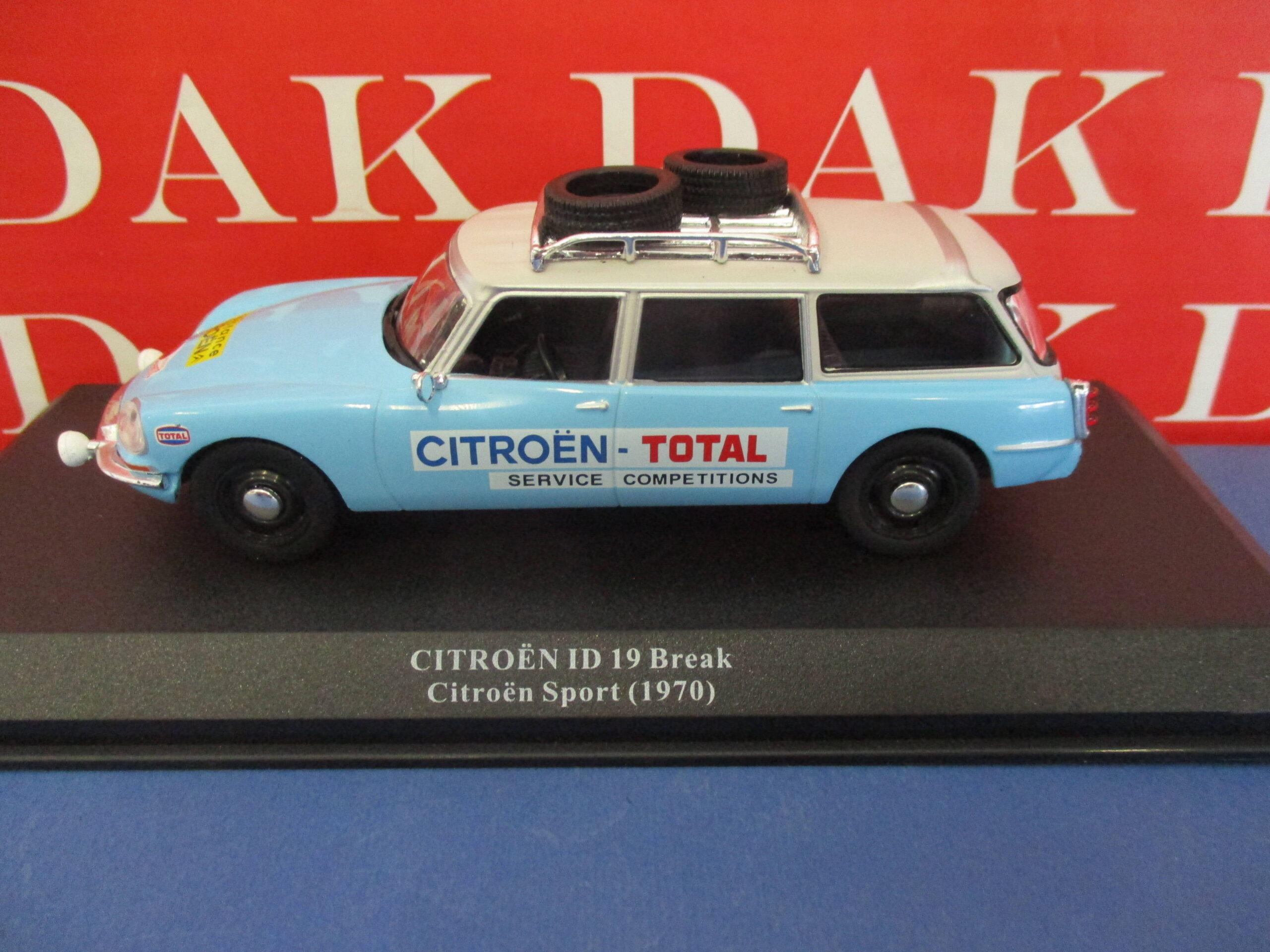 Die cast 1/43 Modellino Auto Citroen ID 19 Break Assistenza