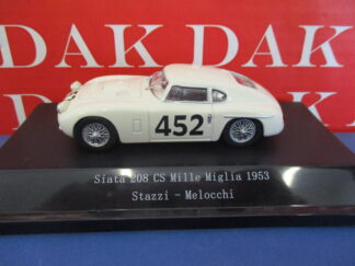 Die cast 1/43 Modellino Auto Siata 208 CS Mille Miglia 1953 Stazzi by Starline