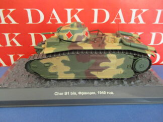 Die cast 1/43 Modellino Carro Armato Tank Char B1 bis 15e Bat. Chars France 1940