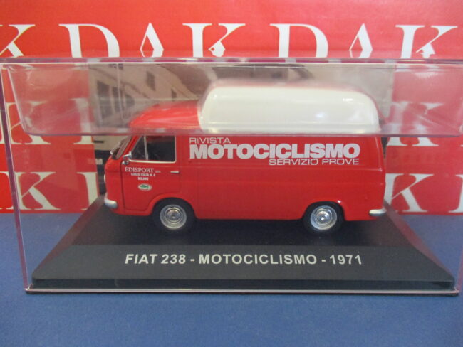 Die cast 1/43 Modellino Furgone Van Fiat 238 Motociclismo 1971 - immagine 4