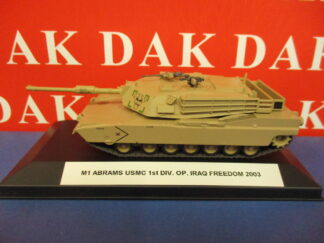 Die cast 1/72 Modellino Carro Armato Tank M1 Abrams USMC 1st Div Iraq Freedom HB