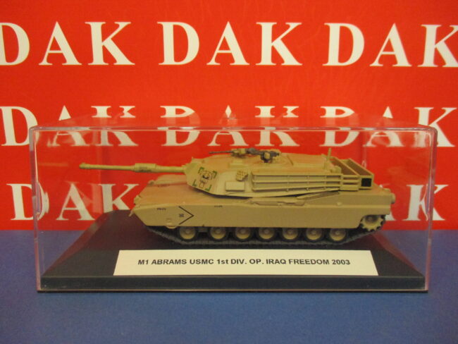 Die cast 1/72 Modellino Carro Armato Tank M1 Abrams USMC 1st Div Iraq Freedom HB - immagine 5
