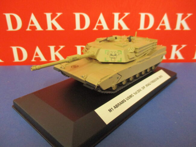 Die cast 1/72 Modellino Carro Armato Tank M1 Abrams USMC 1st Div Iraq Freedom HB - immagine 2