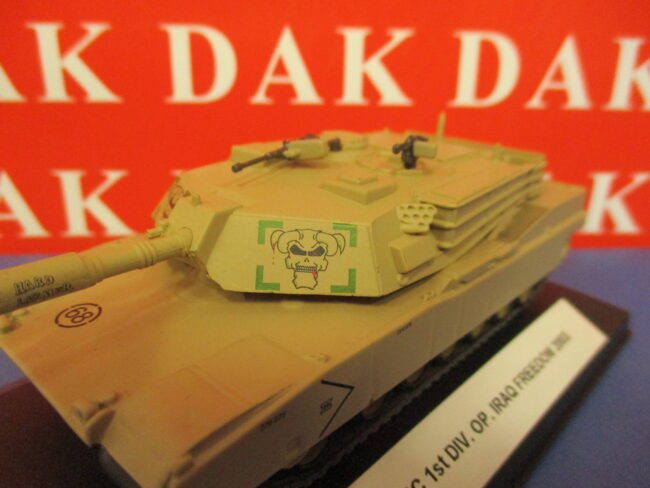 Die cast 1/72 Modellino Carro Armato Tank M1 Abrams USMC 1st Div Iraq Freedom HB - immagine 3