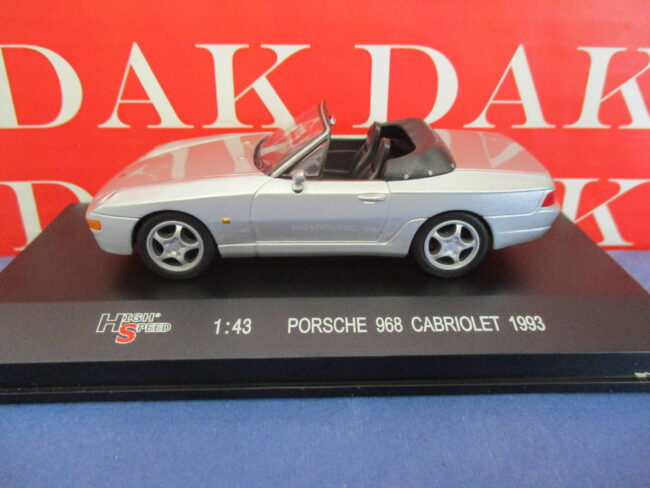 Die cast 1/43 Modellino Auto Porsche 968 Cabriolet 1993 by High Speed