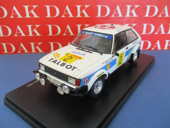 Die cast 1/24 Modellino Auto Talbot Sunbeam Lotus Argentina 1981 J. Todt