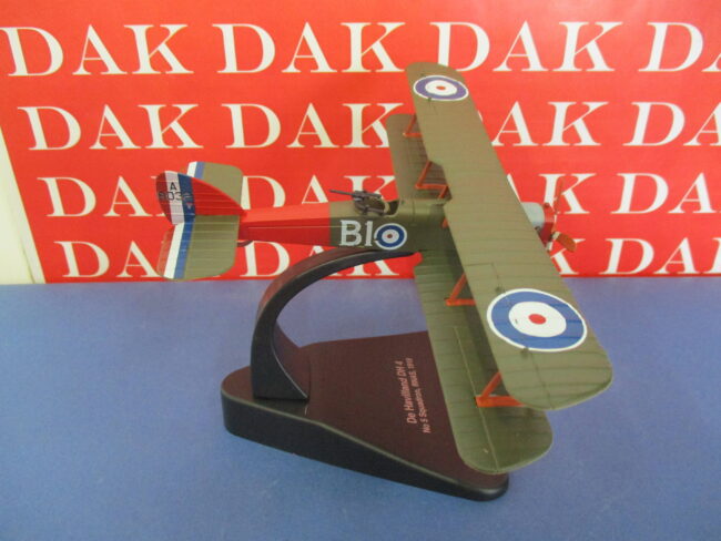 Die cast 1/72 Modellino Aereo Aircraft De Havilland DH4 No. 5 Sqd. RNAS 1918