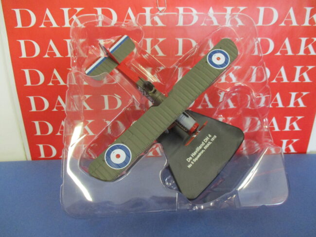 Die cast 1/72 Modellino Aereo Aircraft De Havilland DH4 No. 5 Sqd. RNAS 1918 - immagine 5