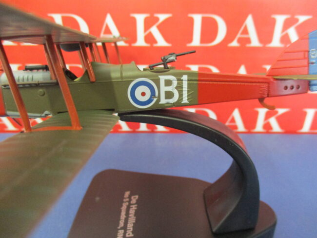 Die cast 1/72 Modellino Aereo Aircraft De Havilland DH4 No. 5 Sqd. RNAS 1918 - immagine 3