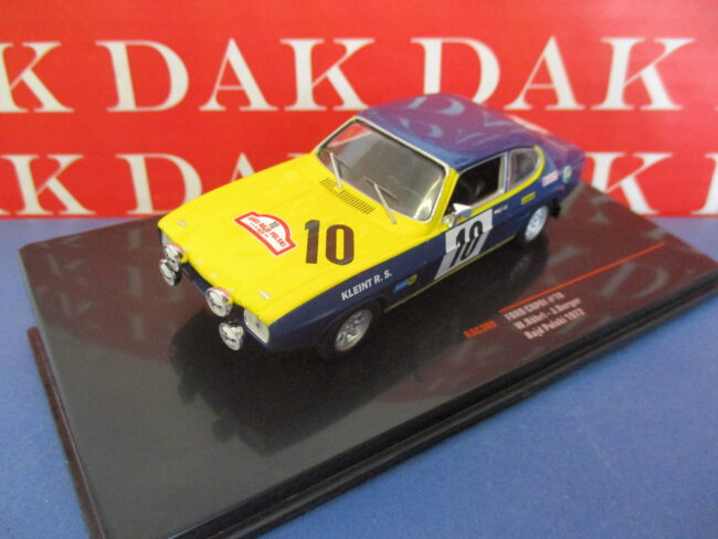 Die cast 1/43 Modellino Auto Ford Capri MK.I Rally Polsky 1972 W. Rohrl - immagine 2