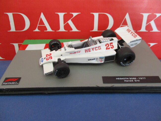 Die cast 1/43 Modellino Auto F1 Hesketh 308E 1977 H. Ertl