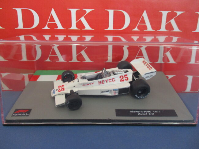 Die cast 1/43 Modellino Auto F1 Hesketh 308E 1977 H. Ertl - immagine 4
