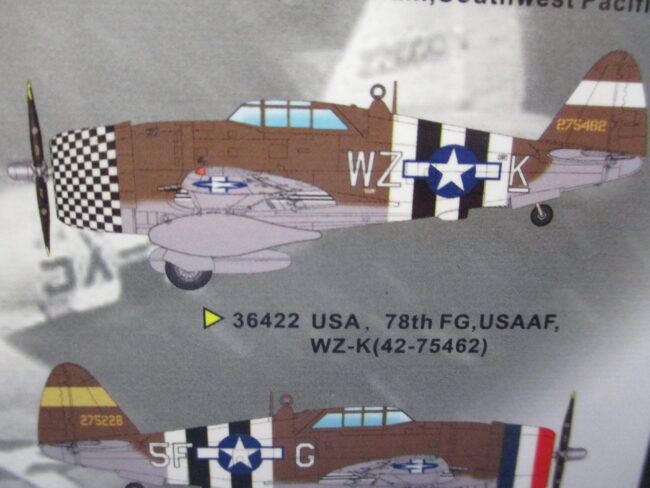 1/72 Modellino Aereo Aircraft Repubblic P-47D Thunderbolt 78th FG WZ-K USAAF - immagine 8