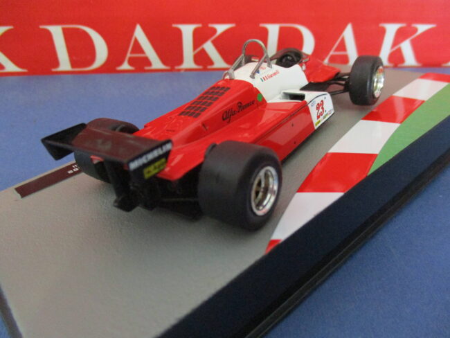 Die cast 1/43 Modellino Auto F1 Alfa Romeo 182 1982 B. Giacomelli - immagine 3