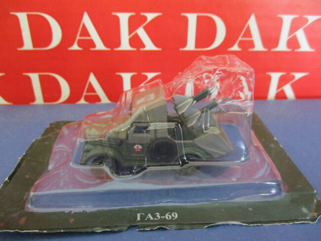 Die cast 1/72 Modellino Auto GAZ 69 2P26 3M6 Shmel AT-1 Snapper USSR 1960 - immagine 4