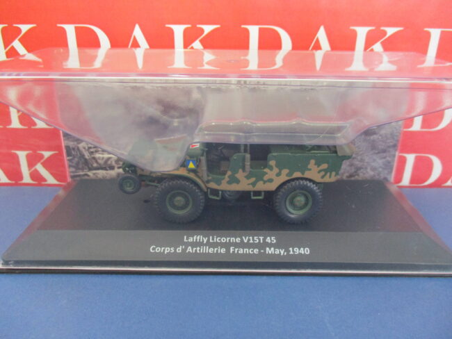 Die cast 1/43 Modellino Trattore Laffly Licorne V15T 45 Corps Artillerie 1940 - immagine 4