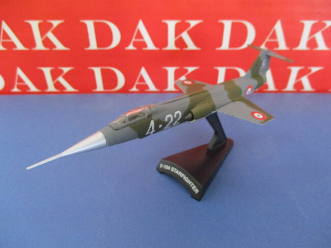Die cast 1/120 Modellino Aereo Aircraft Lockheed F-104G Starfighter 4 Stormo