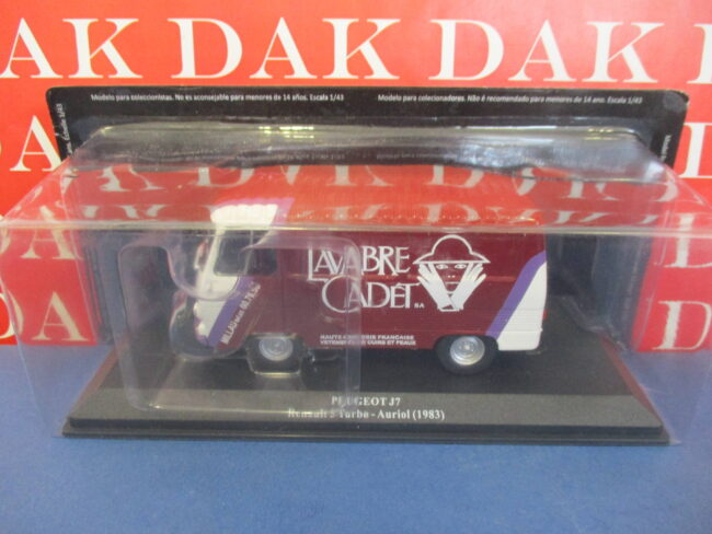 Die cast 1/43 Modellino Furgone Peugeot J7 Assistenza Rally Renault Auriol 1983 - immagine 4