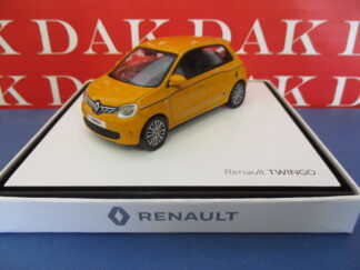 Die cast 1/43 Modellino Auto Renault Twingo Mk.III Yellow 2019 by Norev