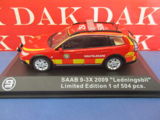 Die cast 1/43 Modellino Auto Saab 9-3X Ledningsbil 2009 by Triple 9
