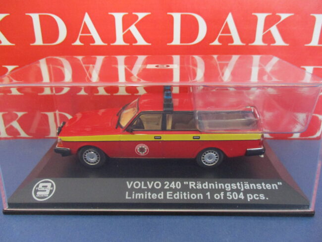 Die cast 1/43 Modellino Auto Volvo 240 Station Radningstjansten by Triple 9 - immagine 4