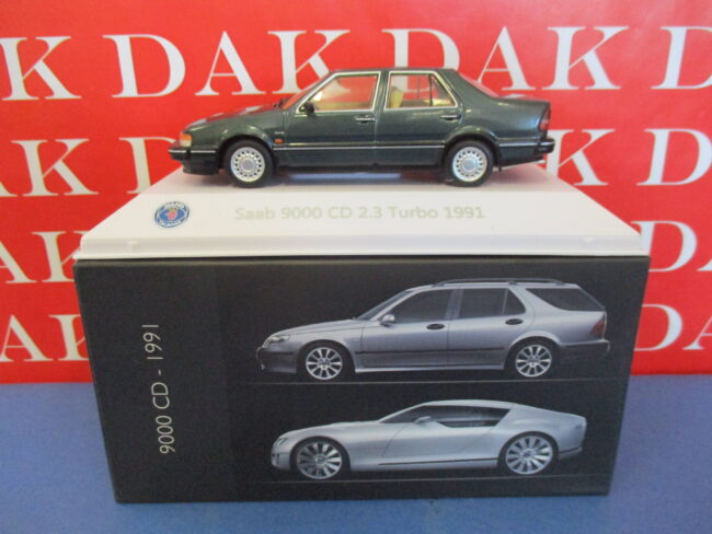 Die cast 1/43 Modellino Auto Saab 9000 CD 2.3 Turbo 1991 by Atlas - immagine 4