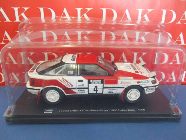 Die cast 1/24 Modellino Auto Toyota Celica GT4 Rally 1000 Lakes 1990 C. Sainz - immagine 4