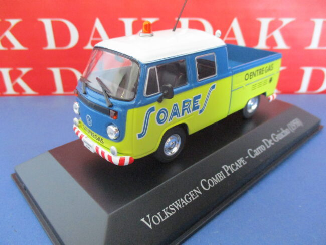 Die cast 1/43 Modellino Furgone Volkswagen T2 Doppia Cabina Oentregas