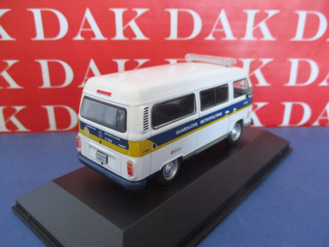 Die cast 1/43 Modellino Furgone Van Volkswagen T2 Kombi Guardia Civil Metropolit - immagine 3