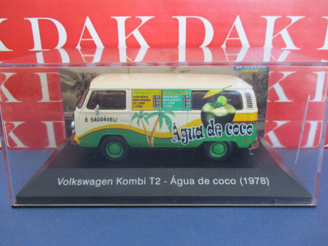 Die cast 1/43 Modellino Furgone Van Volkswagen T2 Kombi Agua de Coco 1978 - immagine 4