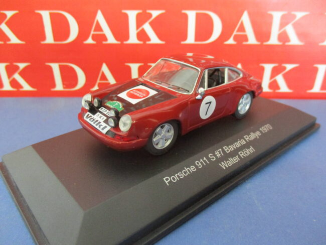 Die cast 1/43 Modellino Auto Porsche 911S Rally Bavaria 1970 W. Rohrl