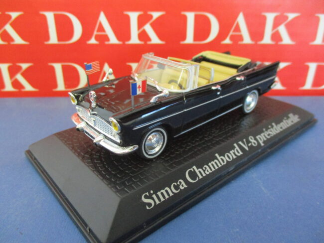 Die cast 1/43 Modellino Auto Simca Chambord V8 Presidenziale