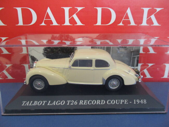 Die cast 1/43 Modellino Auto Talbot Lago T26 Record Coupe 1948 - immagine 4