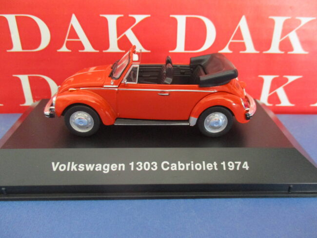 Die cast 1/43 Modellino Auto Volkswagen 1303 Cabriolet 1974