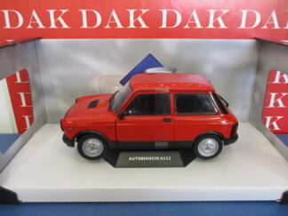 Die cast 1/18 Modellino Auto Autobianchi A112 Abarth rossa by Solido - Dak  Mantova sas