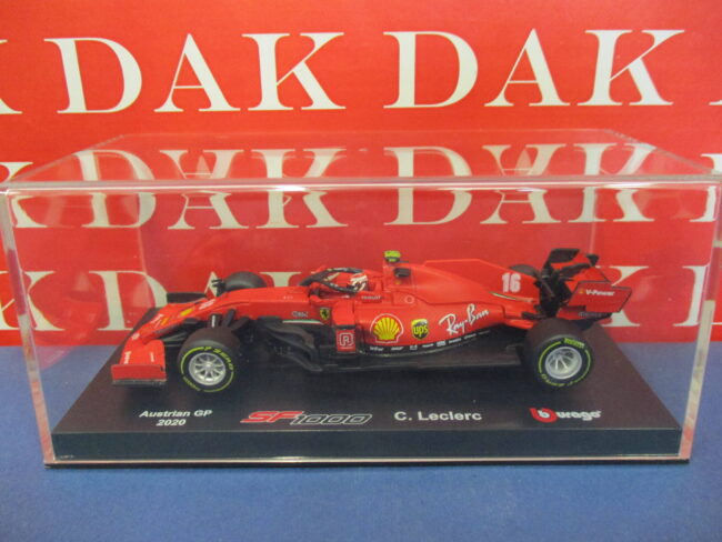 Die cast 1/43 Modellino Auto F1 Ferrari SF1000 Austrian GP 2020 C. LeClerc - immagine 4