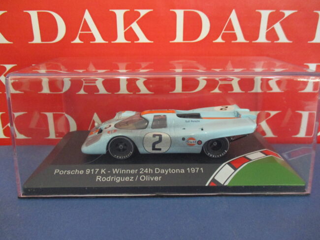 Die cast 1/43 Modellino Auto Porsche 917K Gulf 24H Daytona 1971 Rodriguez by CMR - immagine 5
