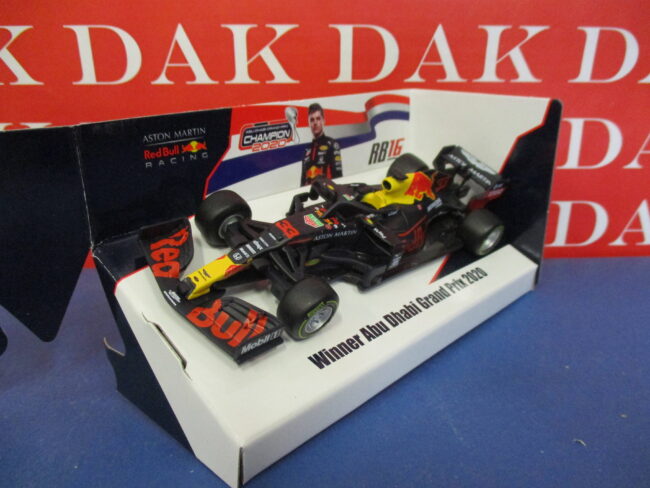 Die cast 1/43 Modellino Auto F1 Red Bull RB16 Abu Dhabi GP 2020 M. Verstappen NP - immagine 2