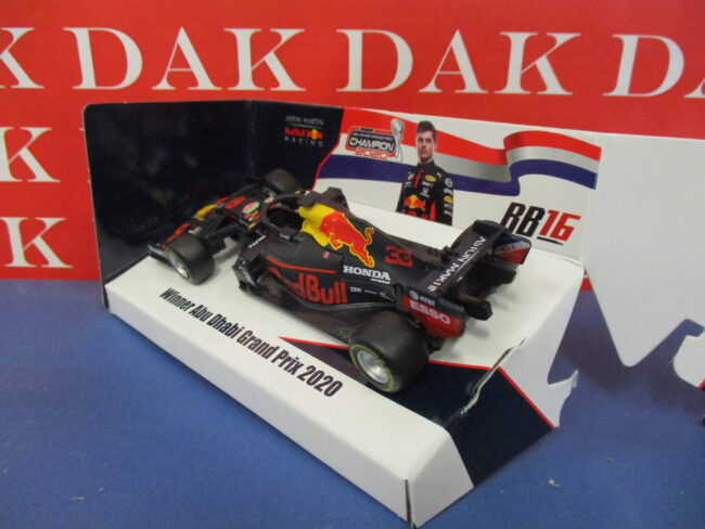 Die cast 1/43 Modellino Auto F1 Red Bull RB16 Abu Dhabi GP 2020 M. Verstappen NP - immagine 3