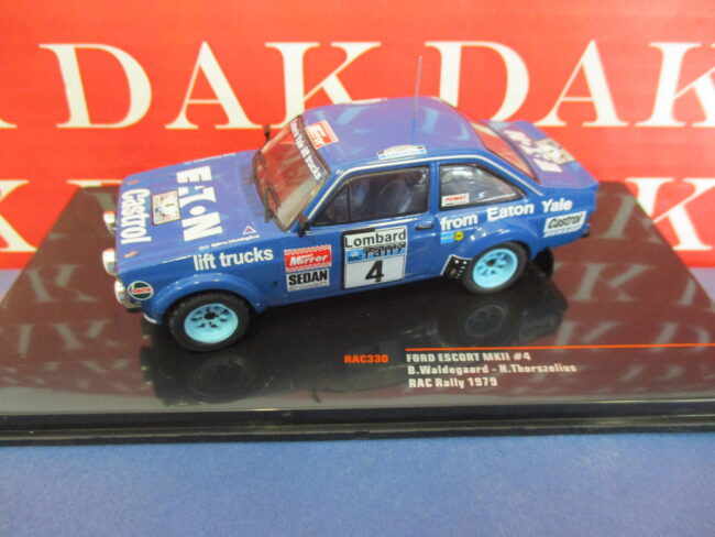 Die cast 1/43 Modellino Auto Ford Escort MK.II N4 Rally RAC 1979 B. Waldegaard