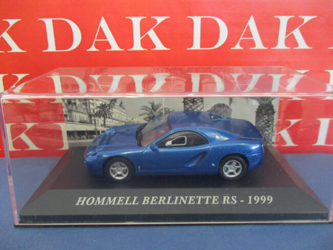 Die cast 1/43 Modellino Auto Hommell Berlinette RS 1999 - immagine 4