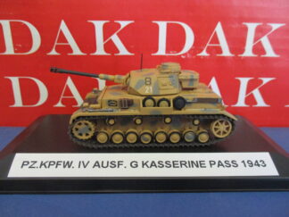 Die cast 1/72 Modellino Carro Armato Tank Pz.Kpfw. IV Ausf.G Kasserine Pass 1943