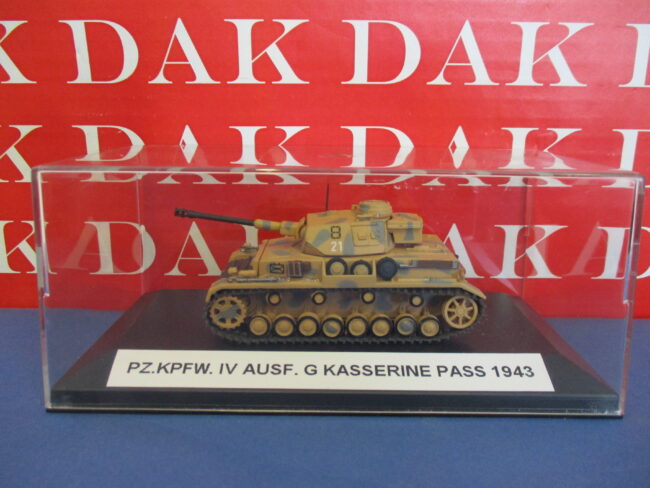 Die cast 1/72 Modellino Carro Armato Tank Pz.Kpfw. IV Ausf.G Kasserine Pass 1943 - immagine 4