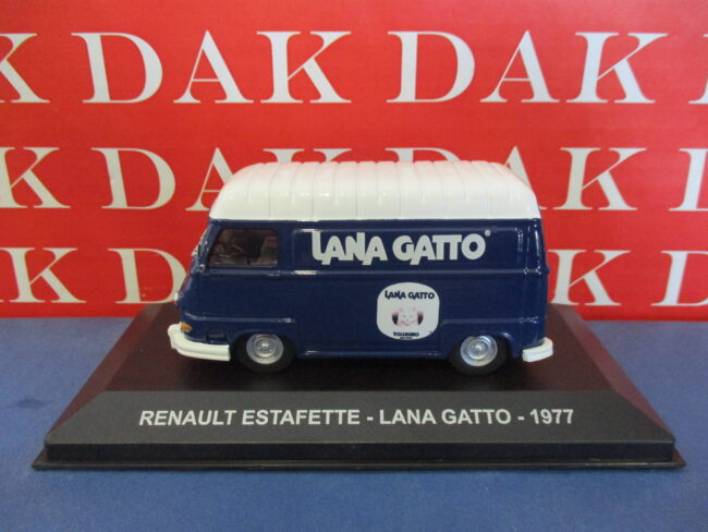 Die cast 1/43 Modellino Furgone Renault Estafette Lana Gatto 1977