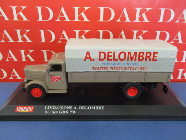 Die cast 1/43 Modellino Camion Truck Berliet GDR 7W Delombre 1954