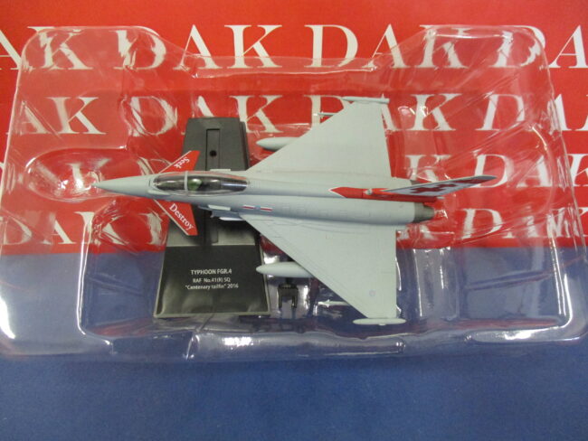 Die cast 1/100 Modellino Aereo Aircraft Eurofighter Typhoon FGR.4 RAF 41.Sq 2016 - immagine 5